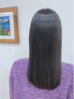 オーシー 志比口店(O'sea)の写真/『縮毛矯正？髪質改善チューニング？』髪質や好みに合わせてスタイリストが薬剤の強さや種類を選定します＊