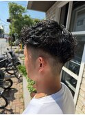 ウェットパーマ×フェードスタイル
