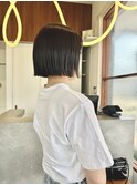暗め透明感ボブ