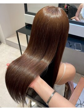 ダブル(W) 艶髪/髪質改善/カラーエステ/ライトブラウン