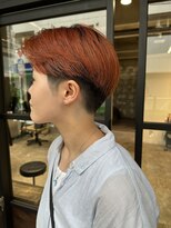 ちょきちょき 浜川店&nbsp;レディース刈り上げショート/オレンジショート