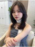 ハイレイヤー/ミディアム・ロング/20代/30代/顔周り・フェイス