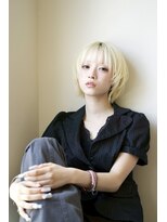 トマト(TOMTO)&nbsp;【RYOHEI】ショートウルフ_レイヤーカット_ブリーチカラー