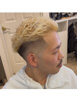 ネクサス 西宮北口 金髪極道パーマ