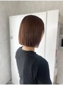 切りっぱなしボブ