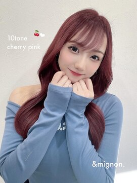 ミニョン(& mignon) 韓国ヘアケア/チェリーピンク