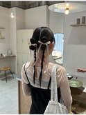 リボンヘア