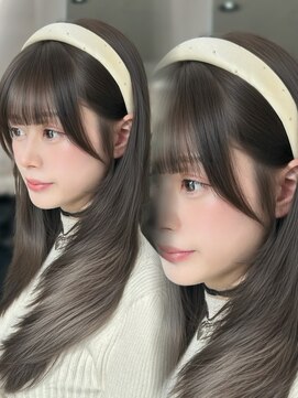 リッカ(LICCA) 〔LICCA AMANE〕透明感グレージュ盛れる顔まわりカット