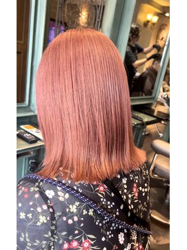 モナン(monan) ピンクブラウンオレンジブラウンモーブブラウンダブルカラー