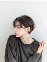 クシュ 所沢西口プロぺ通り(kusyu... )&nbsp;グレーブラウンハイレイヤーカットエアウェーブパーマシャギー