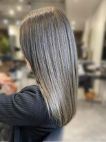 アース 天満橋店(HAIR & MAKE EARTH) 冬の小顔効果◎髪質改善カラー艶ロング×レイヤーカット