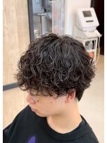 エッジ(EDGE)&nbsp;大分メンズ刈らないショートマッシュ波巻きパーマ