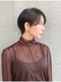 ハンサムショート/丸みショートボブ/20代30代40代50代/顔周り