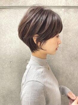 FAVOR   銀座/東銀座/大人ヘア/大人ショート【フェイバー】【6月上旬OPEN（予定）】の写真/どこから見ても美しく。大人女性の上品美シルエットショート作ります！