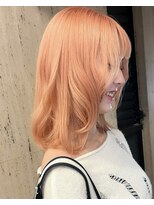 プネル 渋谷(PUNEL)&nbsp;渋谷/オレンジブロンド/海外ガールLAギャル　ハイトーン