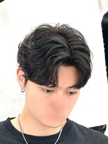 メンズヘアセンス 渋谷(MEN'S HAIR SENSE)&nbsp;ニュアンスパーマ/センターパート/メンズ/眉毛/フェザーパーマ