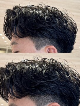 ハイプ メン 藤沢(HYPE MAN) フェザーパーマニュアンスパーマ毛流れパーマメンズパーマ