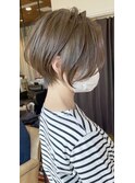 30代/40代/50代◎絶壁解消/白髪ぼかし/大人小顔ショート[荒砂]