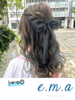 エマヘアデザイン(e.m.a Hair design)&nbsp;ハーフアップ