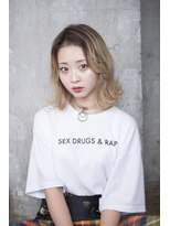 サロンドミルク 原宿(salon de MiLK)&nbsp;【salon de MiLK 原宿】クリーミーアッシュバレイヤージュ