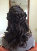 結婚式ヘアセット