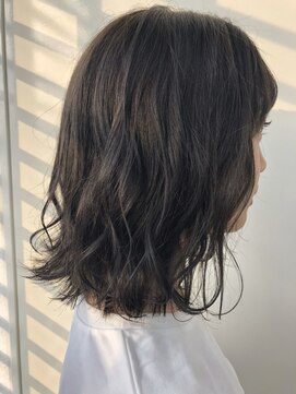 ジーナ 博多(Zina) [Zina]ゆるふわボブ♪ダークグレージュ♪