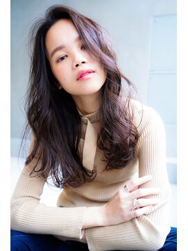 レニーバイエース(LANY by ACE) 【LANY 横浜】ラフカールロング×スモーキーラベンダー