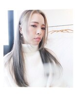 アーブル ヘアーアンドメイク(ARBRE) フェイスフレーミングブリーチダブルカラーロングレイヤーカット