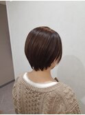 ツヤ髪・キレイにまとまる、簡単可愛いショートボブ