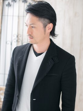 モッズヘア メン 上尾東口店(mod's hair men) ≪mod's men≫ワイルドツーブロックショート黒髪バーバーカットJ