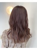 ハイライト×ピンクベージュ