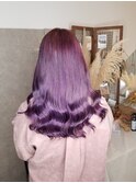 セミロング パープルラベンダー