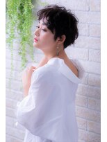 ソア 武蔵小杉(SOAR) 小顔黒髪大人ガーリーチョコレートカラーのモードプリカール