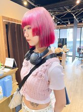 カヌレ 金沢文庫店 【金沢文庫】【韓国ヘア】ボブ/レッドピンク