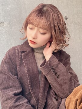 サンド 表参道(sand) 前下がりショートボブ大人可愛いパーマ表参道