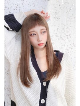 ヘアーズ ベリー 徳庵店(hairs BERRY) BERRY前髪ウルトワグレーベージュロングオーガニック