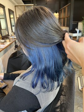ソル ヘアー デザイン(SOL HAIR DESIGN) インナーブルー