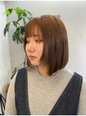顔わまりレイヤー×ウルフカット×レイヤーボブ×前下がりボブ