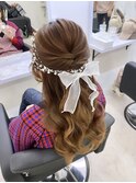 お呼ばれヘアセット