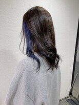 アジールヘア 所沢プロペ通り店(agir hair)&nbsp;イメチェン似合わせカットインナーブルーロング練馬所沢髪質改善