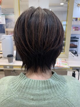 アッシュ 仙川店(Ash) 40代50代60代　首が細く見えるショートカット