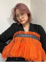 アル 心斎橋(alu)&nbsp;顏型別ヘアスタイル特集/ピンクベージュ