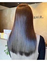 イーラヘアー(ERA HAIR)&nbsp;柔らかしっとりネイビーカラーロング髪質改善