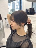 韓国ヘア/韓国スタイル/縮毛矯正/髪質改善/レイヤーカット