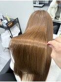 髪質改善カラー艶ベージュ【木更津/髪質改善/ブリーチなし】