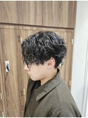 波巻きツイストスパイラルパーマ