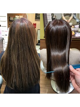 髪質改善ヘアサロン モアビー(More B) ハリスノフトリートメント3回