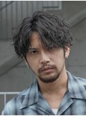 センターパート縦落ちツイストスパイラルパーマ波巻きfifth原宿
