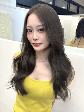 ケア 神戸(CARE) ラフレイヤー/レイヤーカット/オリーブグレージュ/透明感カラー