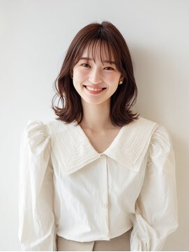 ネオリーブ チロル 横浜西口店(Neolive CiroL.) 20代30代40代小顔レイヤー/暗めカラー/デザインカラー